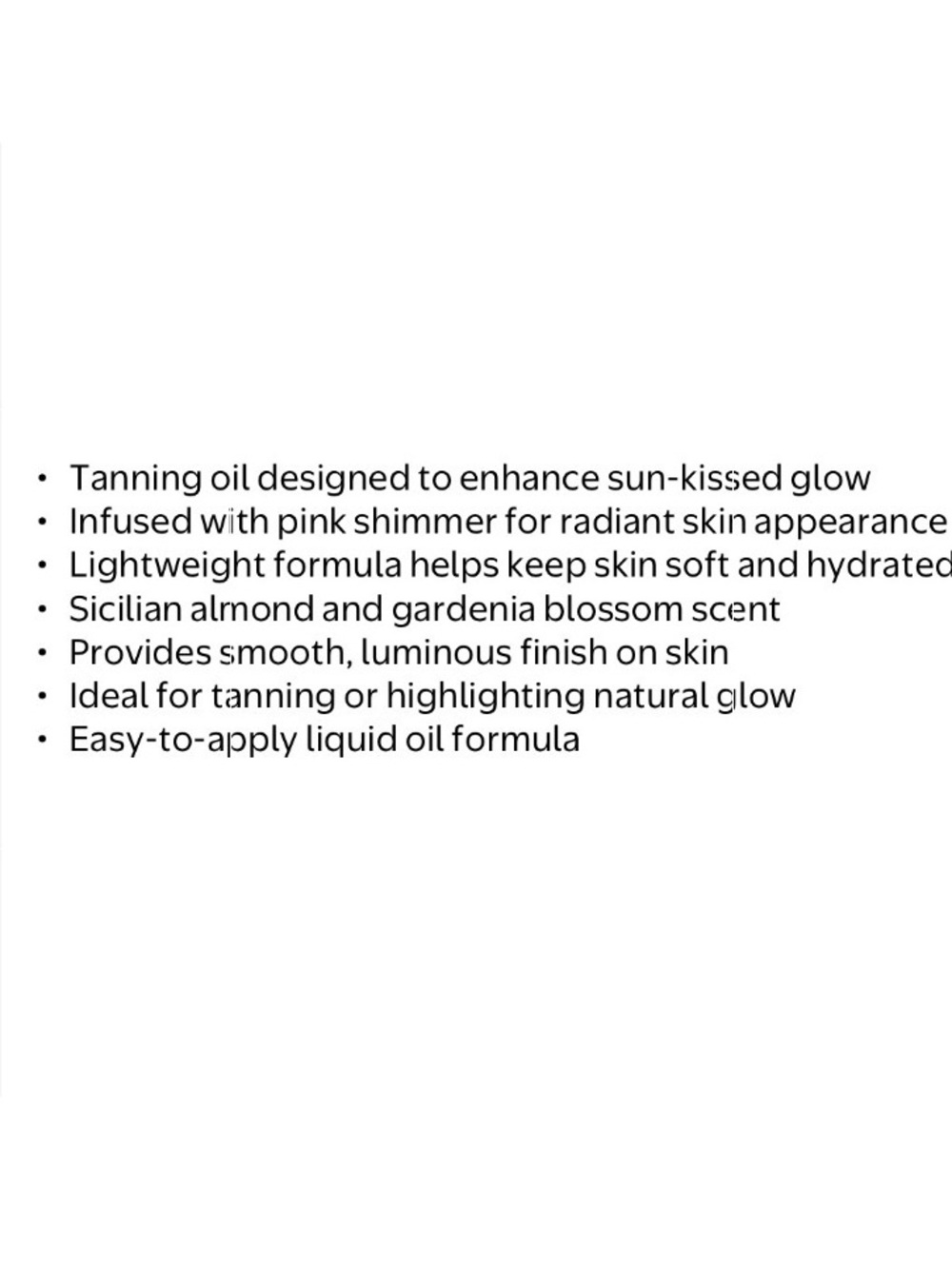 Euphoria Rosetta Glow Tanning Oil - Shimmery Rose Gold- boutique brand - Picture 2 of 7